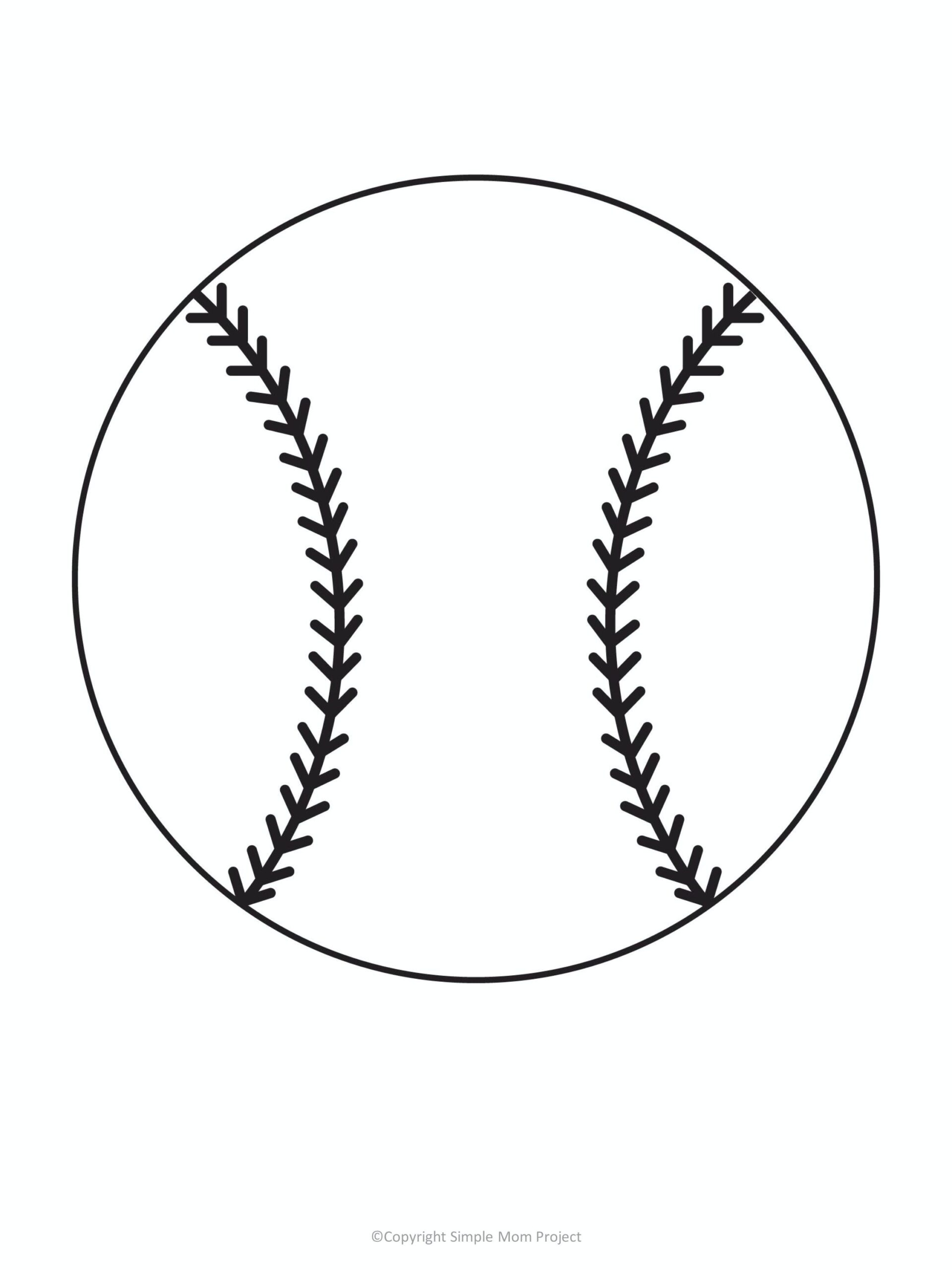 Free Printable Baseball Template Artofit