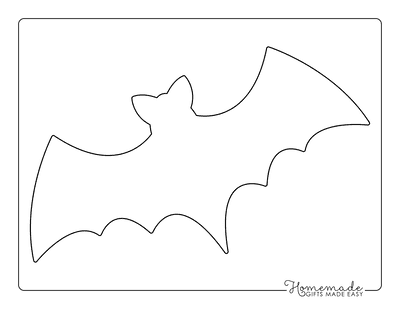 Free Printable Bat Templates For Halloween Crafts