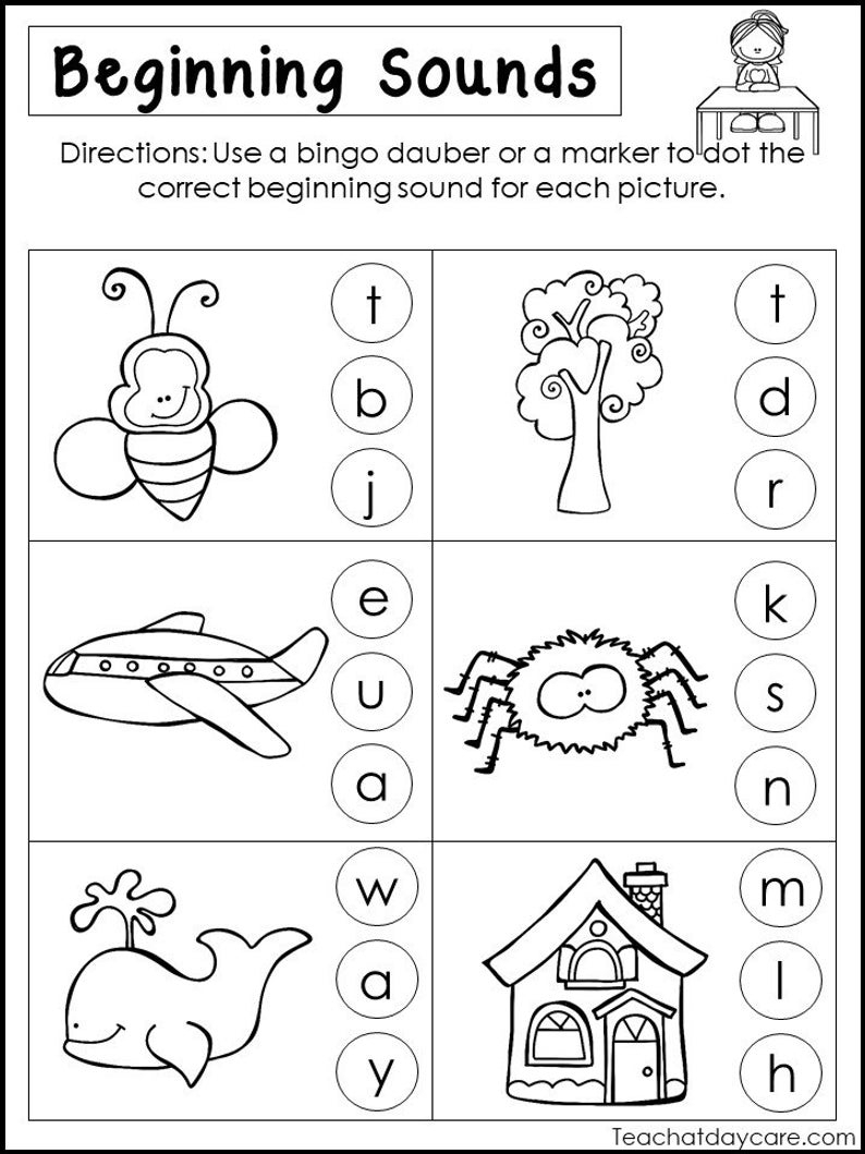 Free Printable Beginning Sounds Worksheets Printable Templates Your Free Printable Beginning Sounds Worksheets Printable Templates Your
