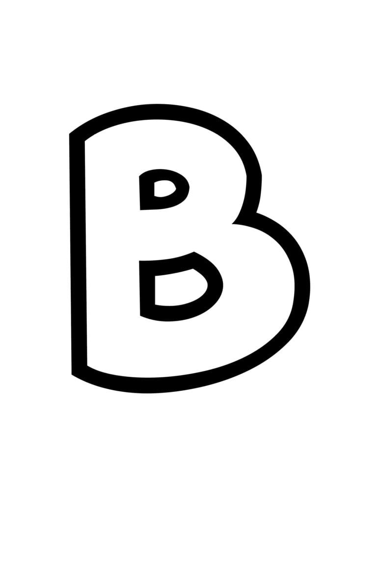 Free Printable Bubble Letter Alphabet Stencils