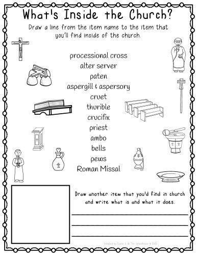 Free Printable Catholic Worksheets