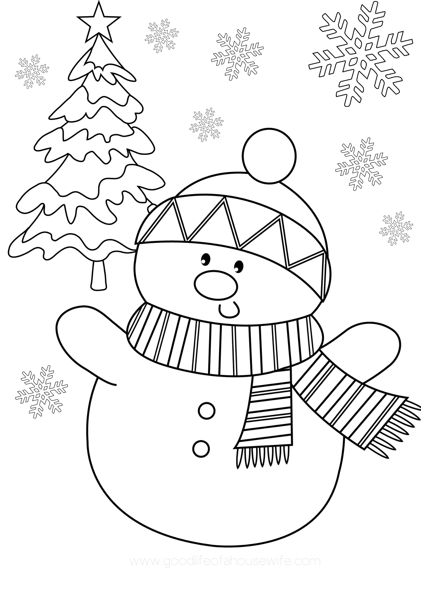 Free Printable Christmas Coloring Pages For Kids Of All Ages