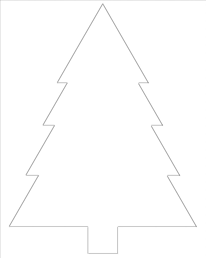 Free Printable Christmas Tree Templates