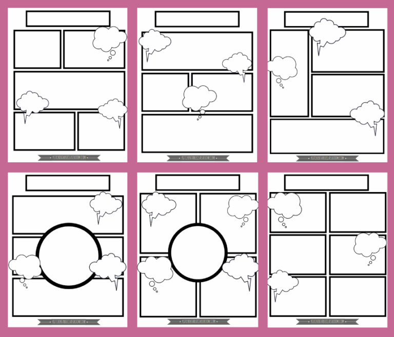 Free Printable Comic Strip Template Free Printables Hub