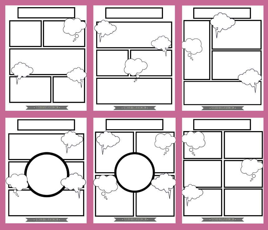 Free Printable Comic Strip Template Free Printables Hub