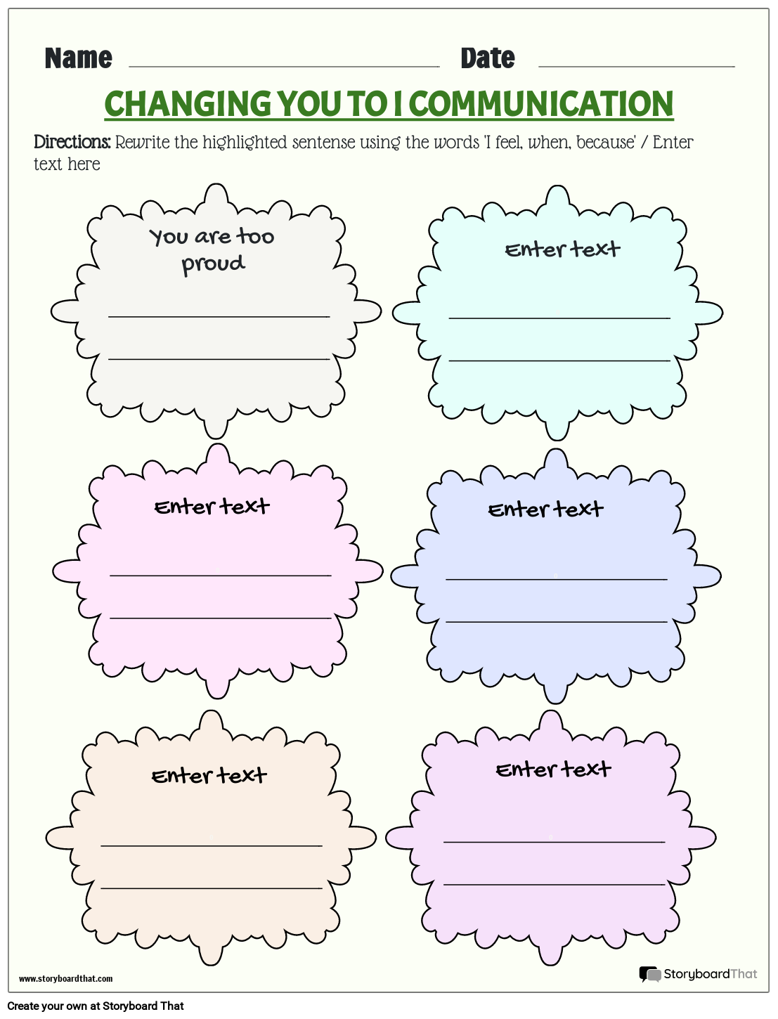 Free Printable Communication Skills Worksheets FREE Printables
