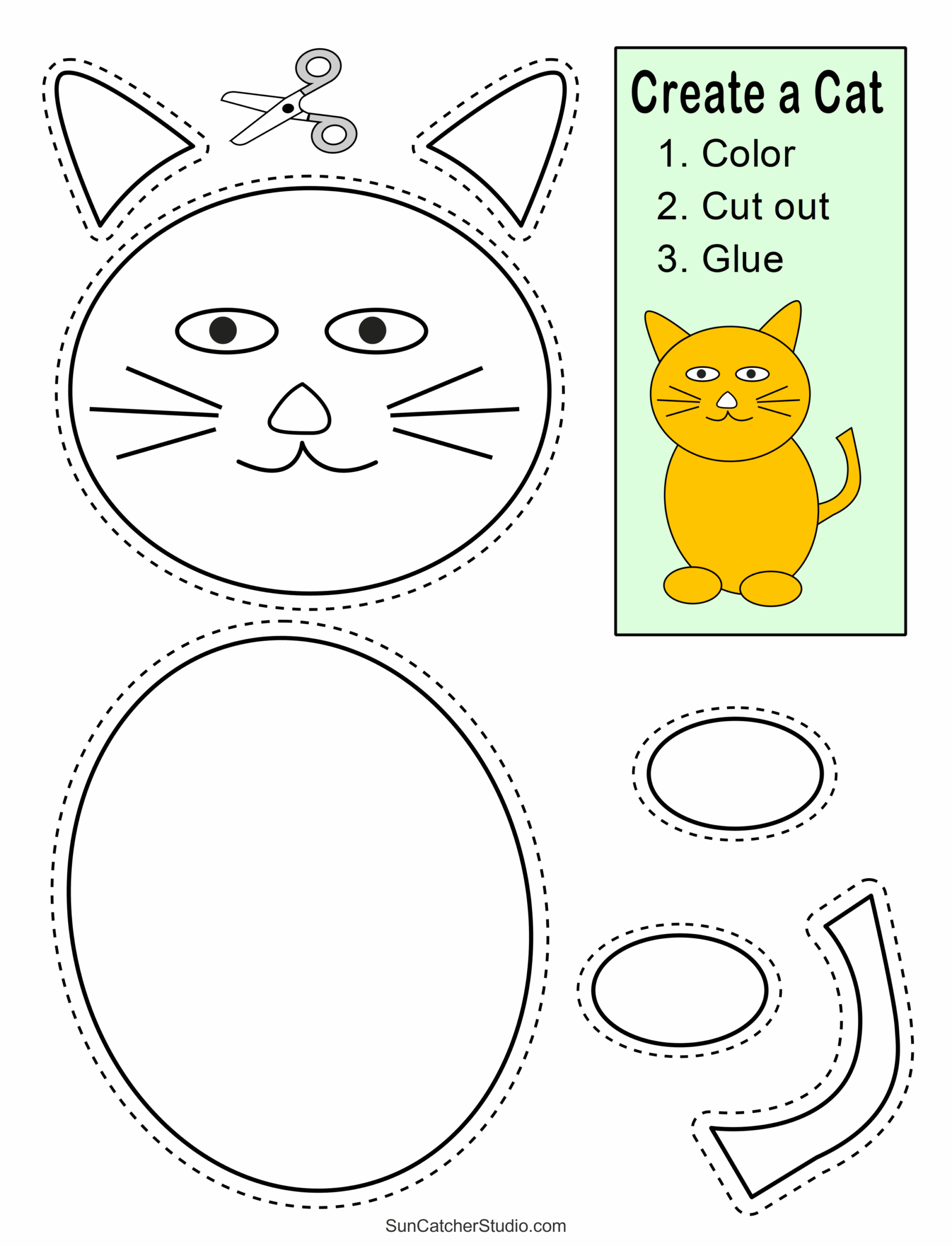 Free Printable Cut And Paste Worksheets For Second Grade