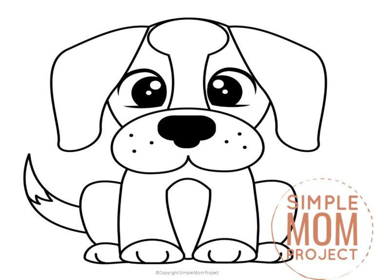 Free Printable Dog Template Simple Mom Project