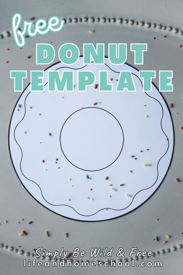 Free Printable Donut Template Artofit