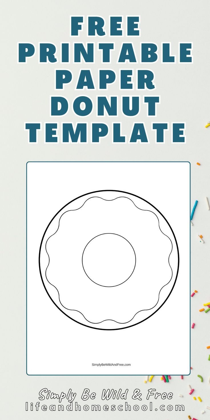 Free Printable Donut Template Artofit