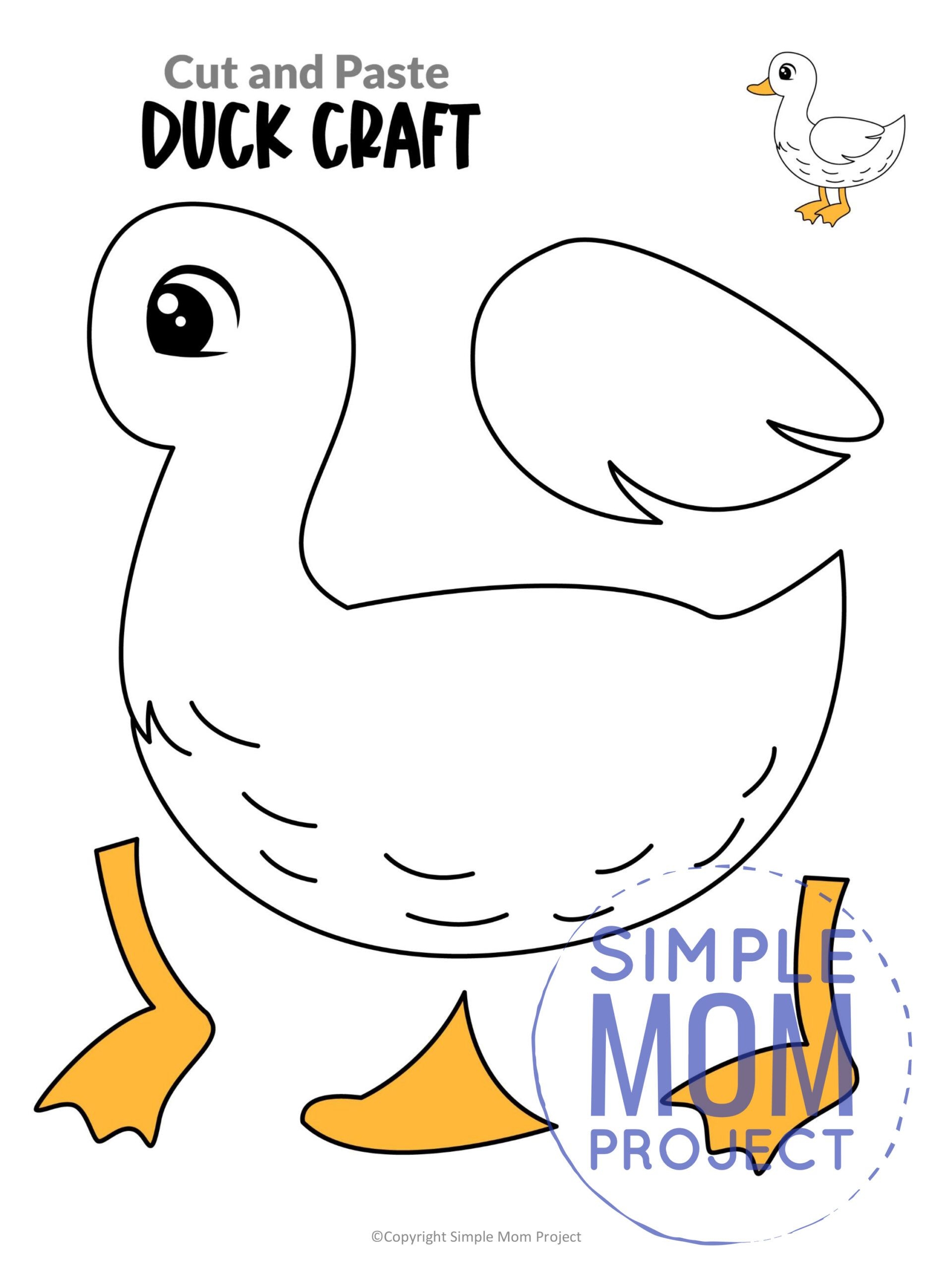 Free Printable Duck Craft Template Artofit Free Printable Duck Craft Template Artofit