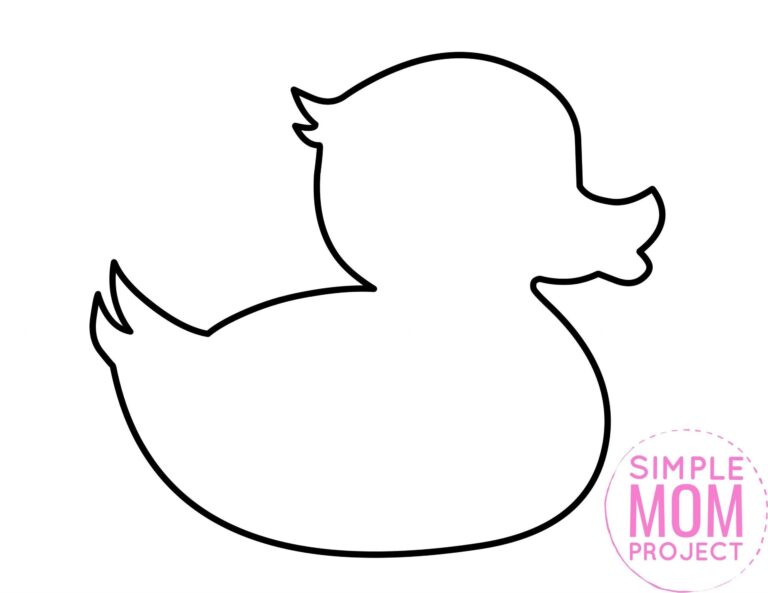 Free Printable Duck Template Duck Crafts Easy Preschool Crafts 
