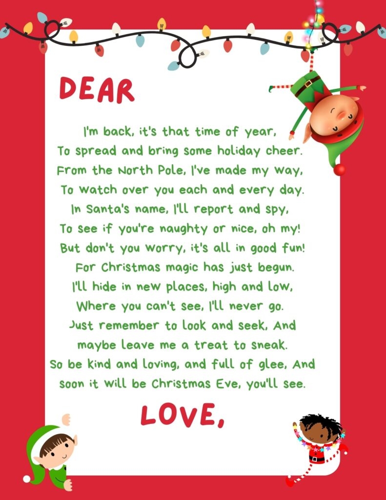 Free Printable Elf On The Shelf Welcome Letters 2024 Lola Lambchops Free Printable Elf On The Shelf Welcome Letters 2024 Lola Lambchops