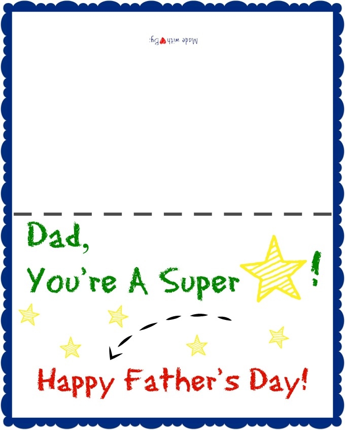 Free Printable Father 39 s Day Card