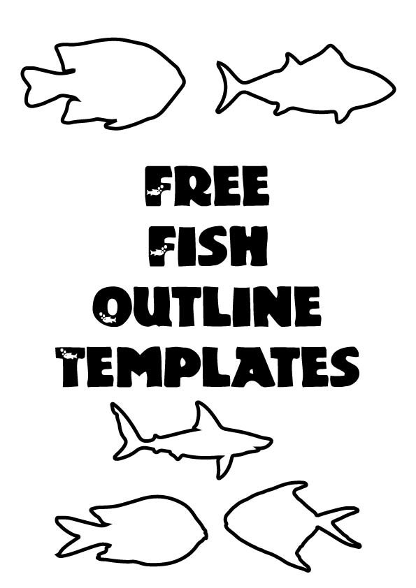 Free Printable Fish Outline Templates 18 PDFs ESL Vault Free Printable Fish Outline Templates 18 PDFs ESL Vault
