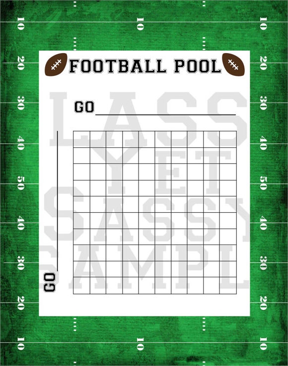 Free Printable Football Pool Squares