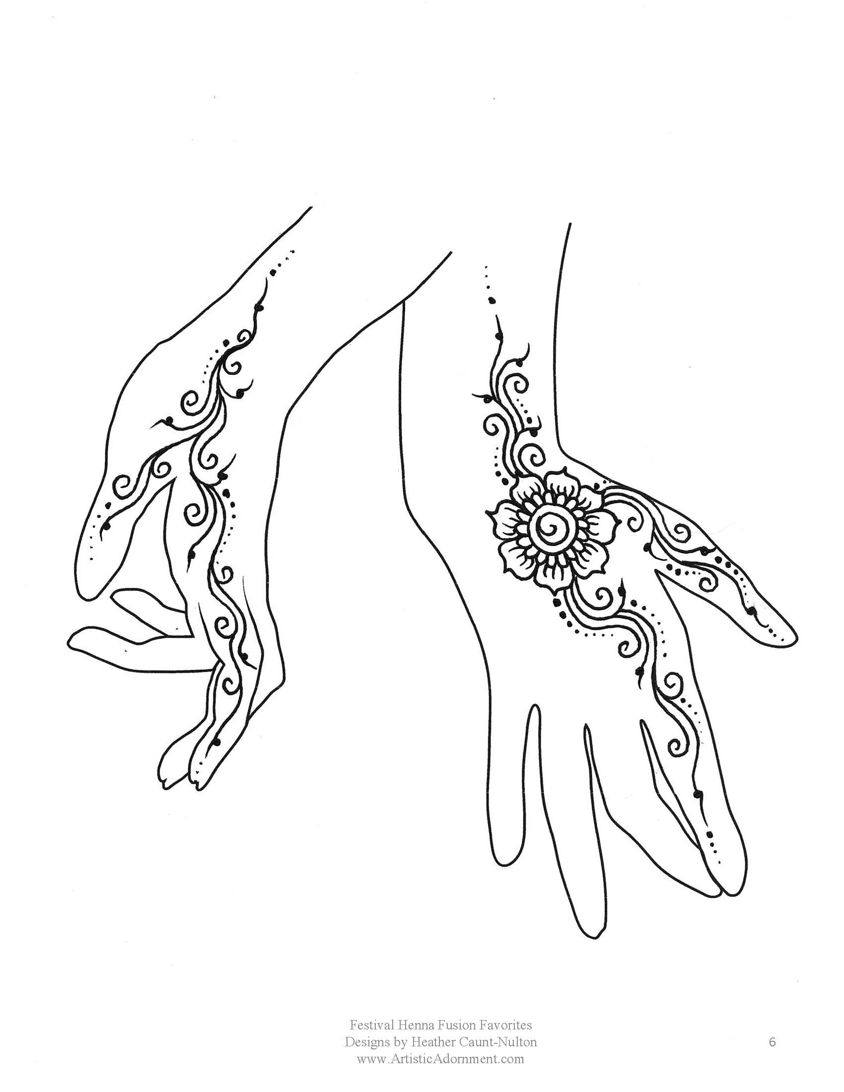 Free Printable Henna Patterns Pattern Stencils