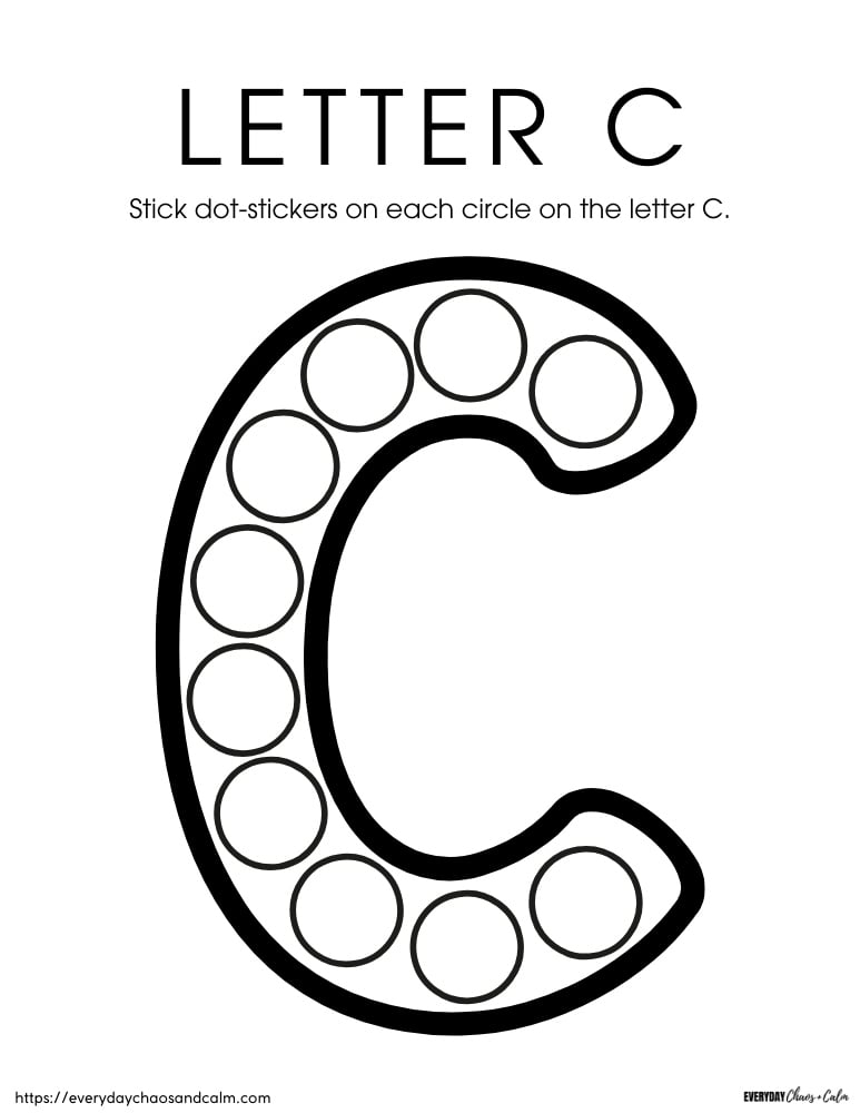 Free Printable Letter C Worksheets Free Printable Letter C Worksheets