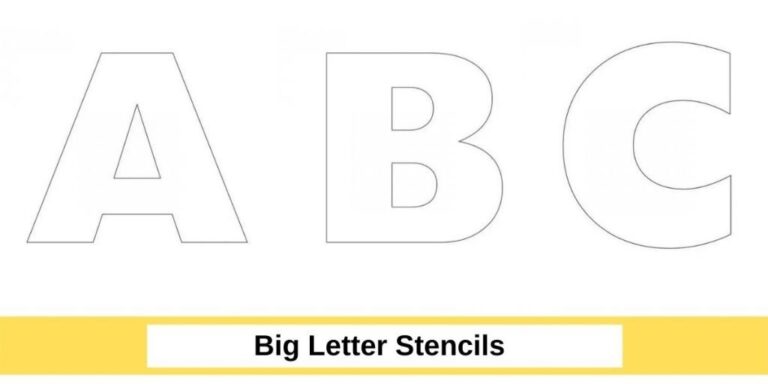 Free Printable Letter Stencils