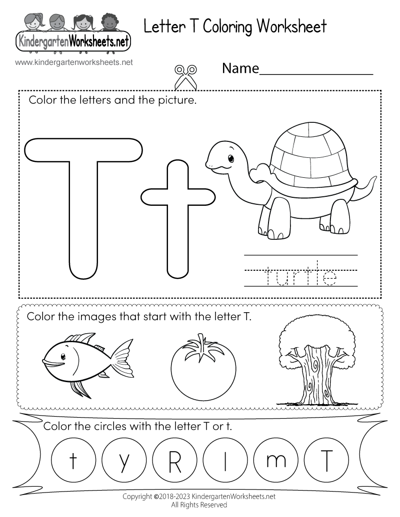 Free Printable Letter T Worksheets Printable Computer Tools