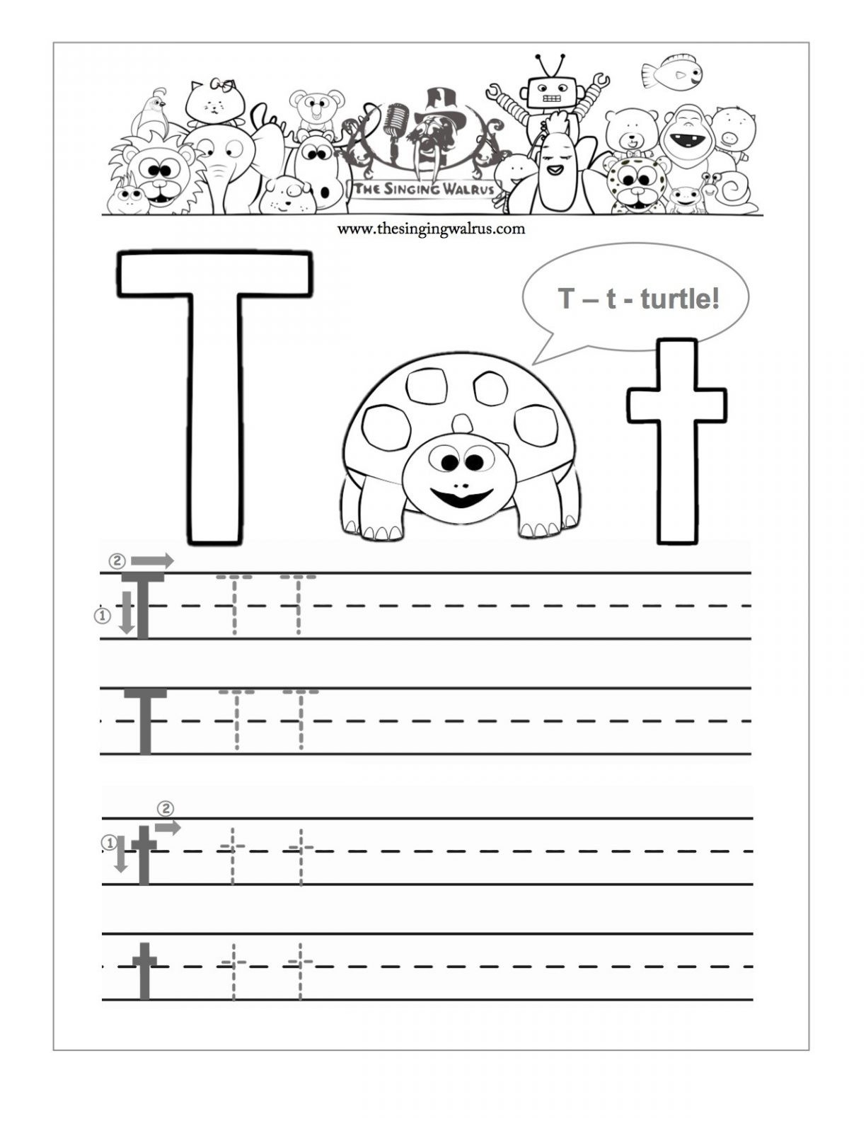 Free Printable Letter T Worksheets Printable Word Searches