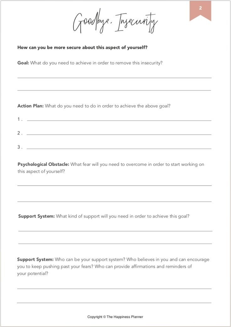 Free Printable Mental Health Worksheets For Adults Pdf Printable 