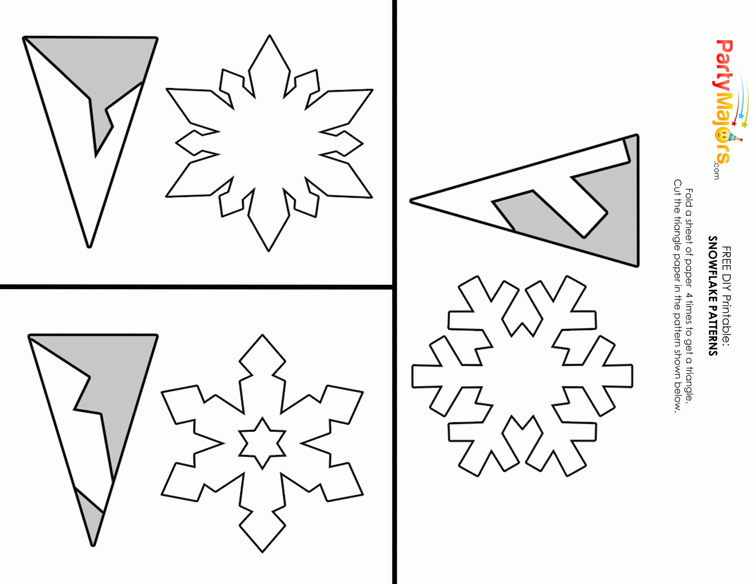 Free Printable Paper Snowflake Templates Get What You Need For Free