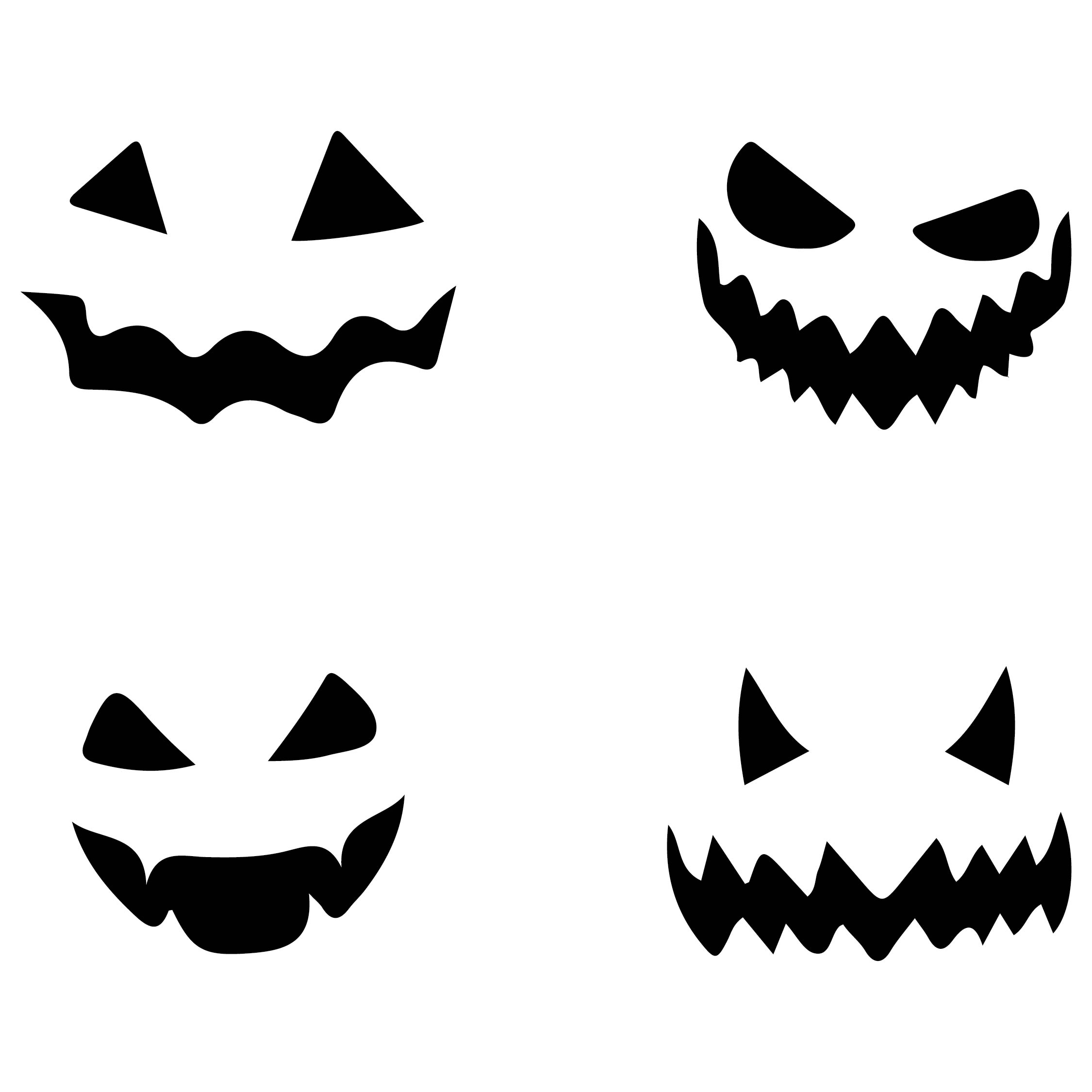 Free Printable Pumpkin Faces Templates For Fall Fun Printables For 