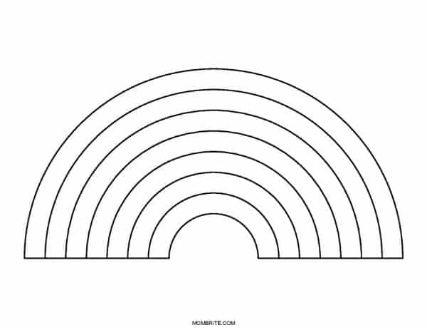 Free Printable Rainbow Templates And Coloring Pages For Kids Mombrite