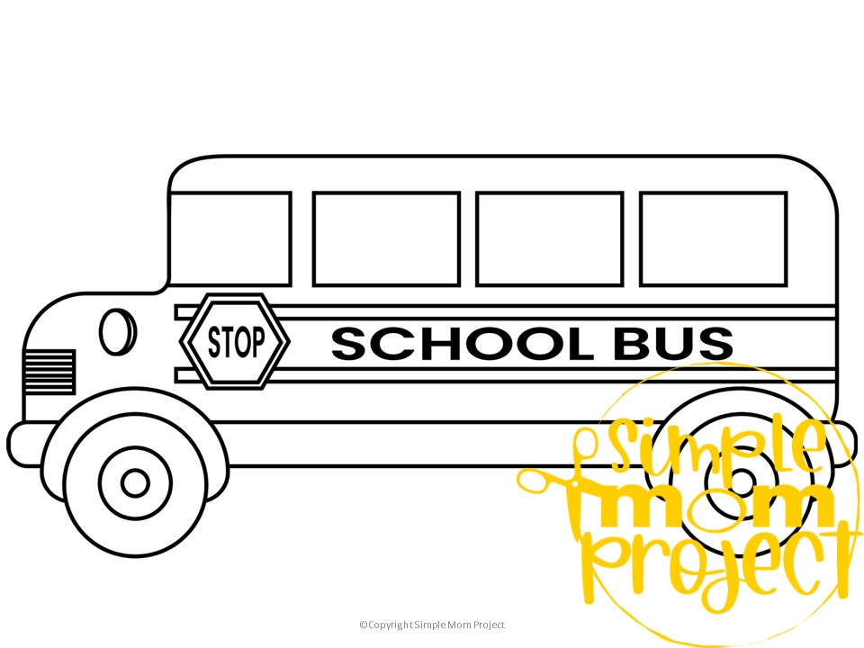 Free Printable School Bus Template Simple Mom Project Free Printable School Bus Template Simple Mom Project