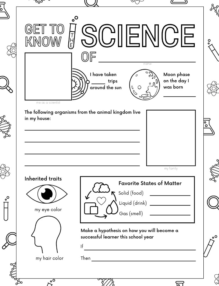Free Printable Science Worksheets For Kindergarten Kindergarten 