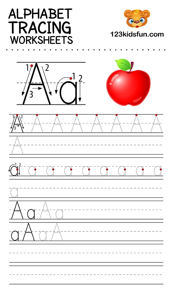 Free Printable Tracing And Writing Letters