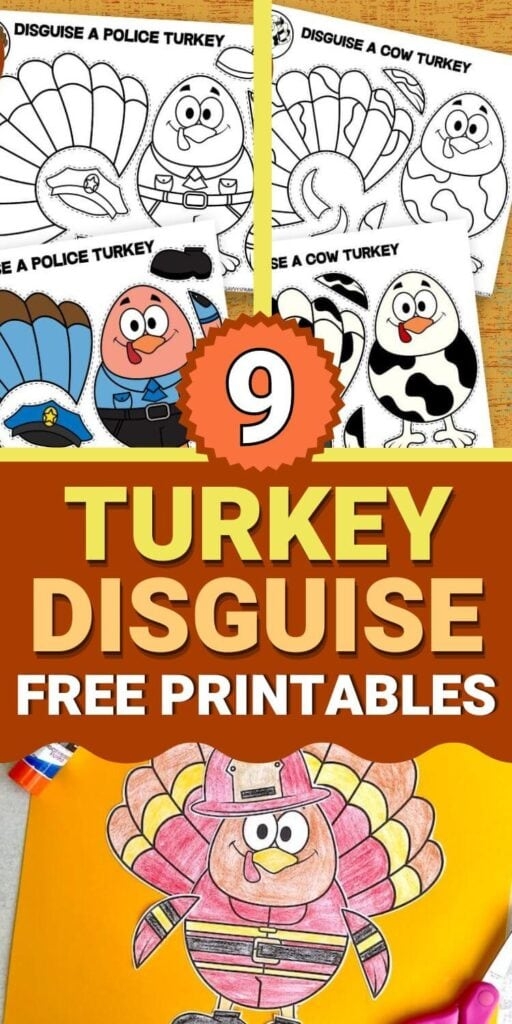 Free Printable Turkey In Disguise Templates To quot Hide A Turkey quot 