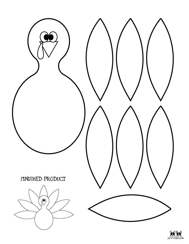 Free Printable Turkey Template Craft