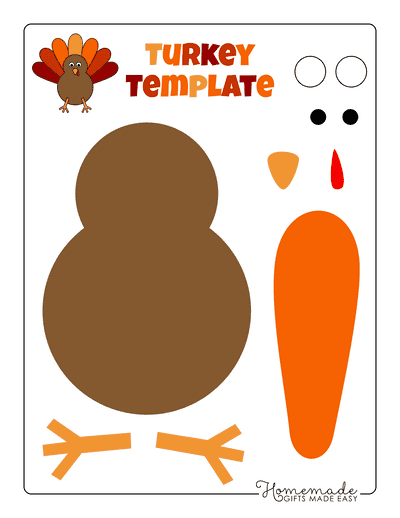 Free Printable Turkey Templates For Thanksgiving Crafts Free Printable Turkey Templates For Thanksgiving Crafts