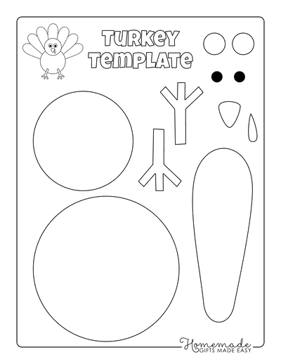 Free Printable Turkey Templates For Thanksgiving Crafts
