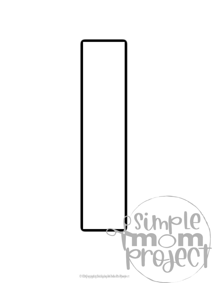 Free Printable Uppercase Letter I Template Simple Mom Project Free Printable Uppercase Letter I Template Simple Mom Project