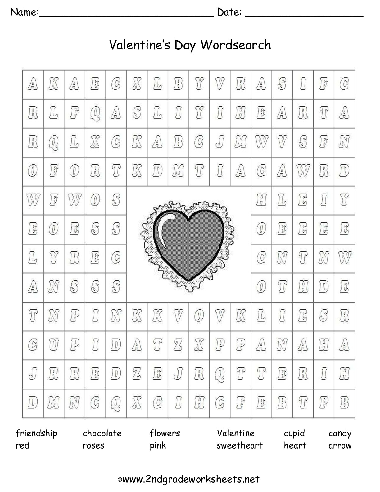 Free Printable Valentine 39 s Day Worksheets
