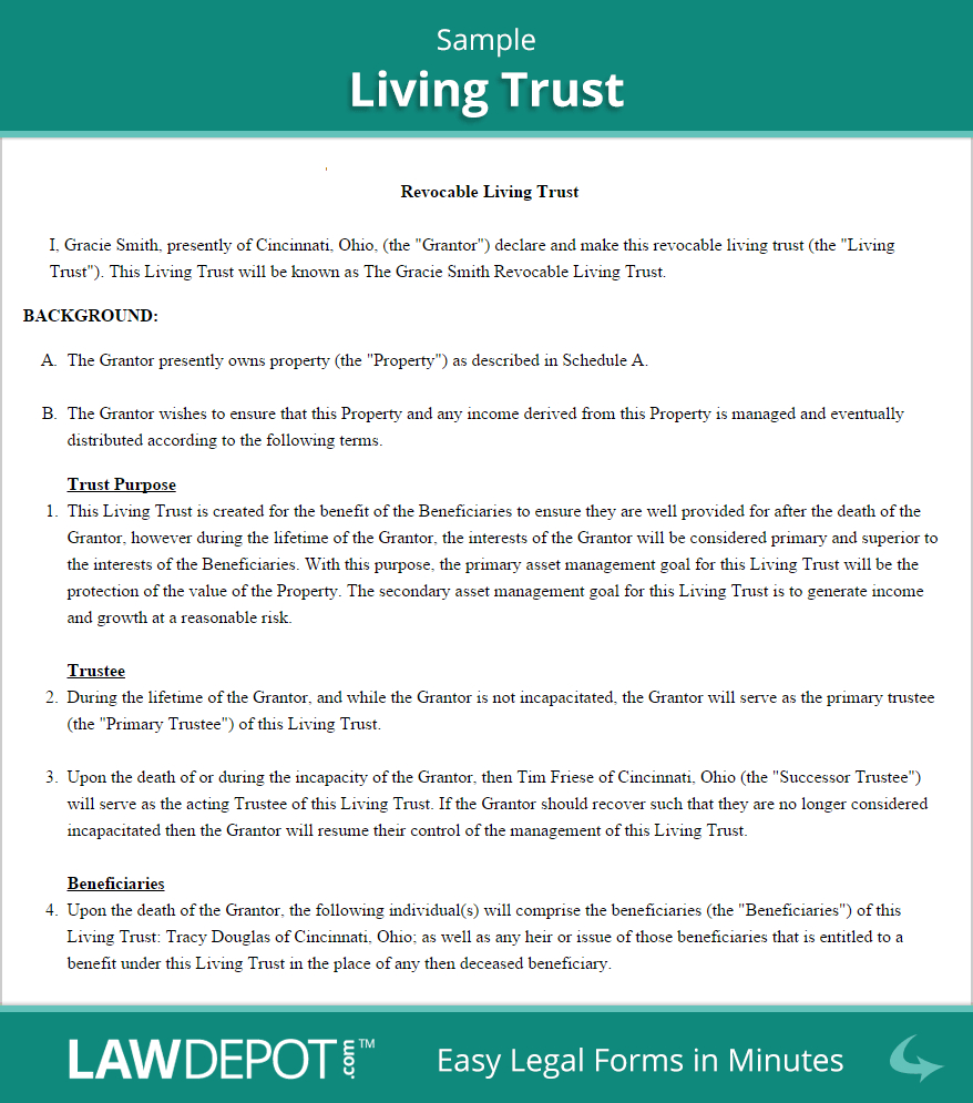 Free Printable Will And Trust Forms Free Printable A To Z