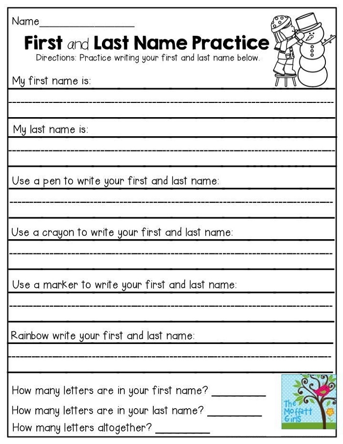 Free Printable Writing Worksheets For 1St Grade