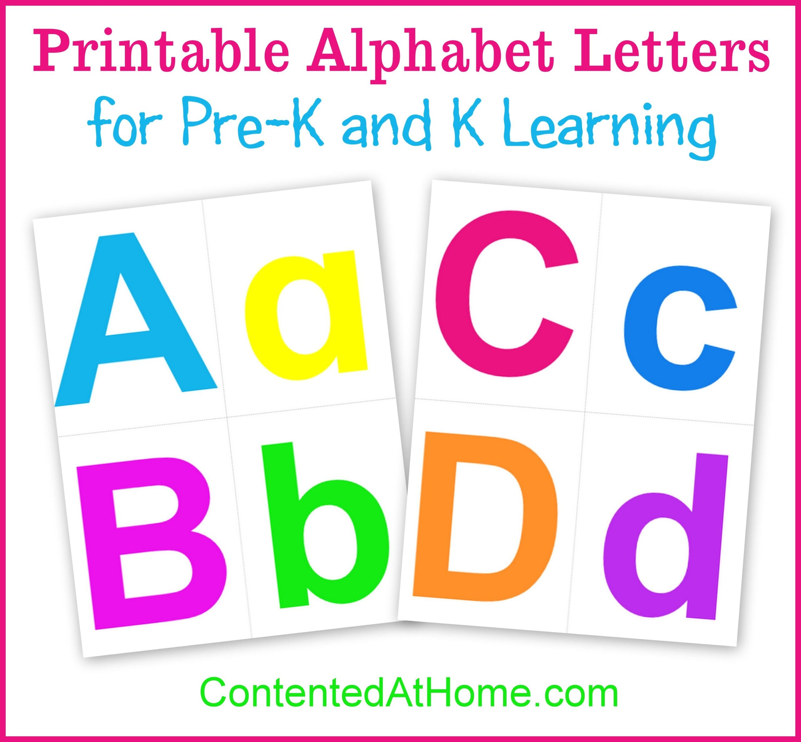 Free Printables Alphabet Letters