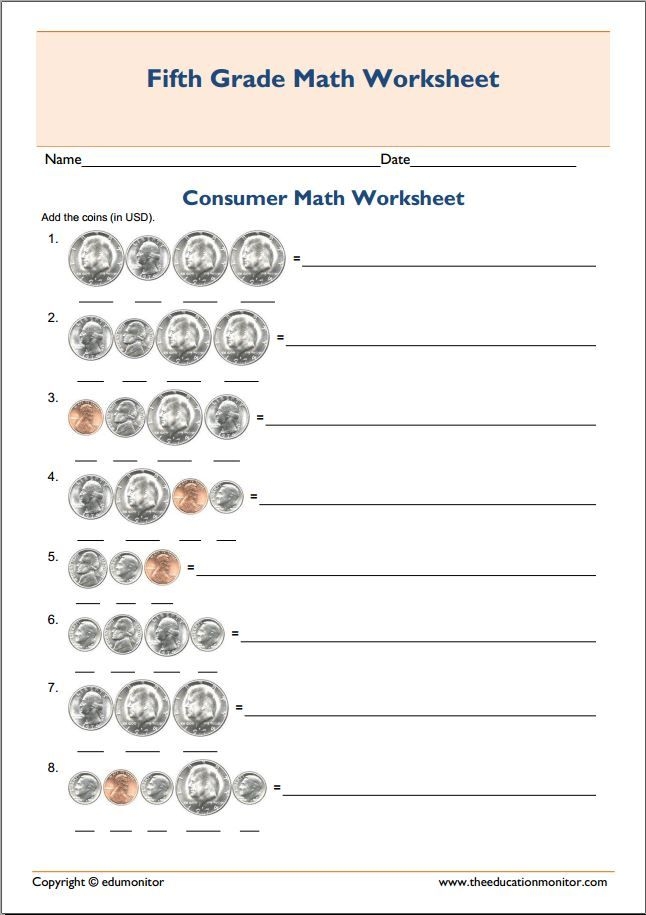 Grade 5 Worksheets Free Download