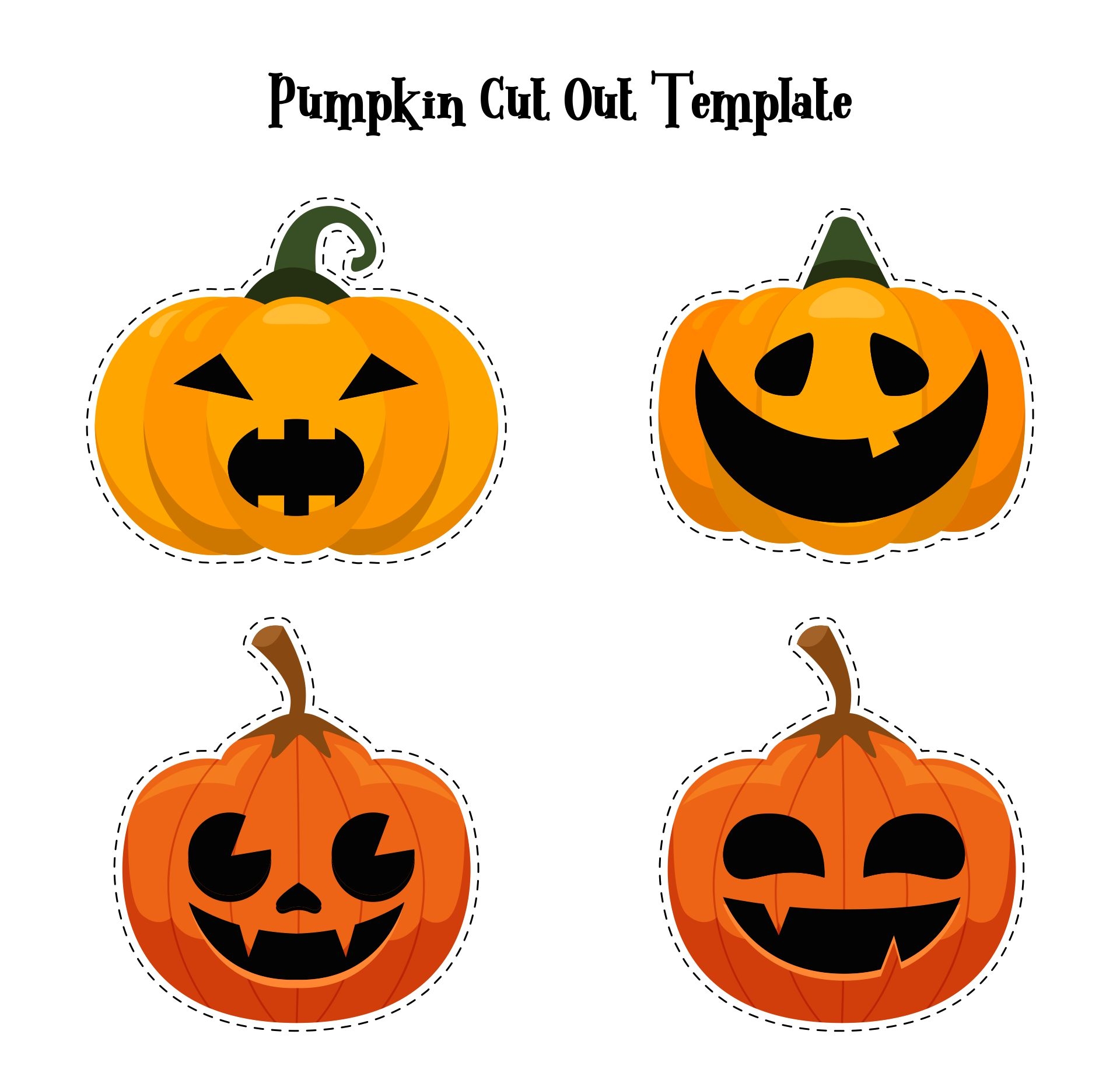 Halloween Templates Cut Out 15 Free PDF Printables Printablee