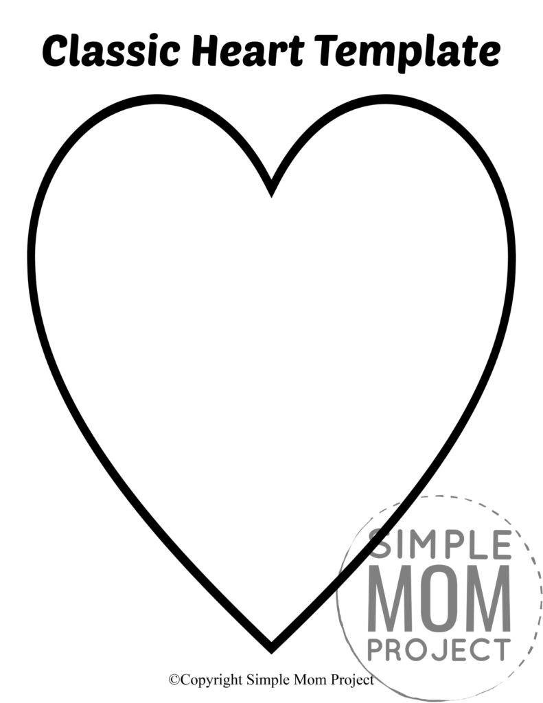 Free Printable Heart Templates: Unlock Your Creativity with Endless ...