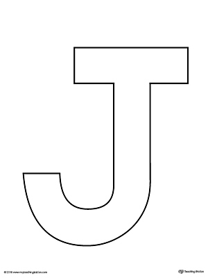 How To Write Uppercase Letter J Printable Poster MyTeachingStation