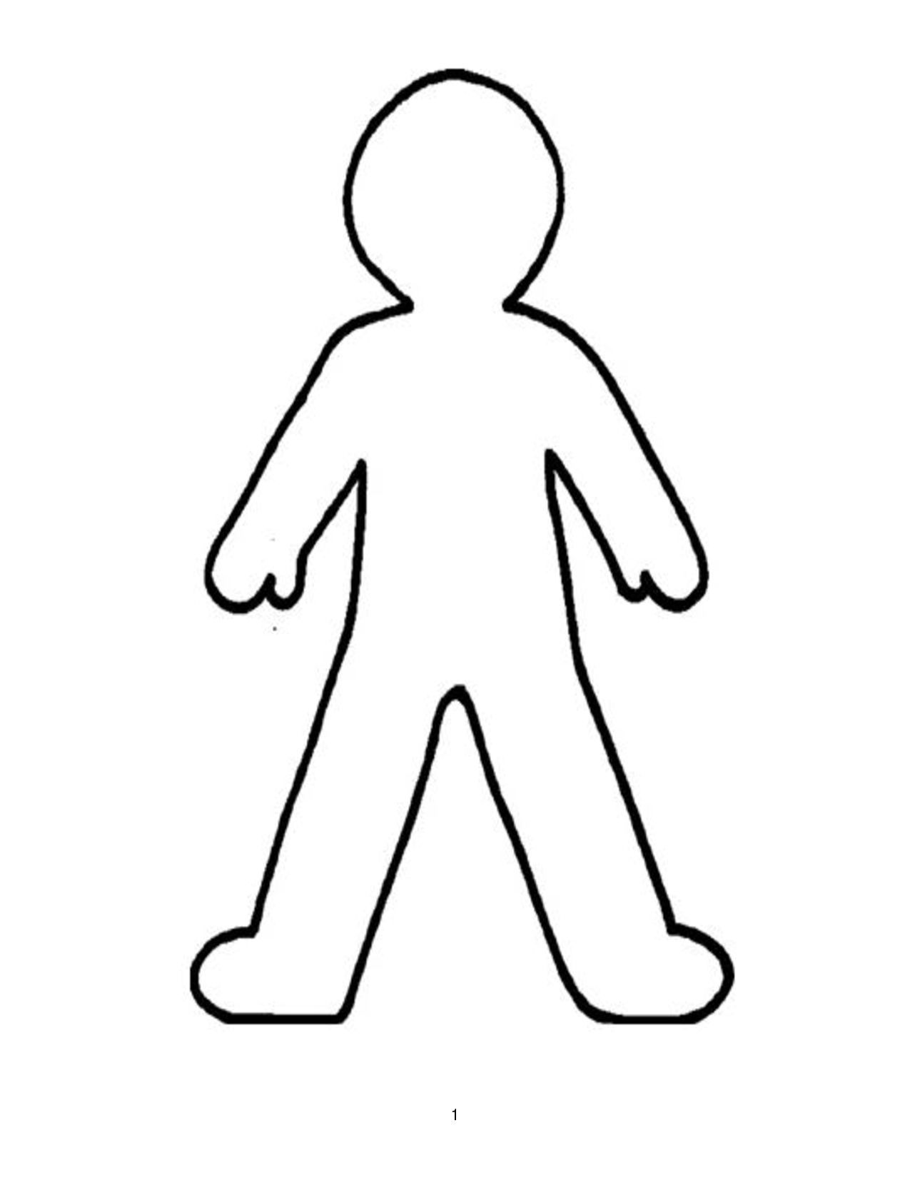 Human Body Outline Printable Cliparts co