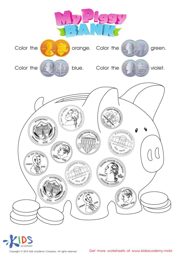 Kindergarten Money Printable