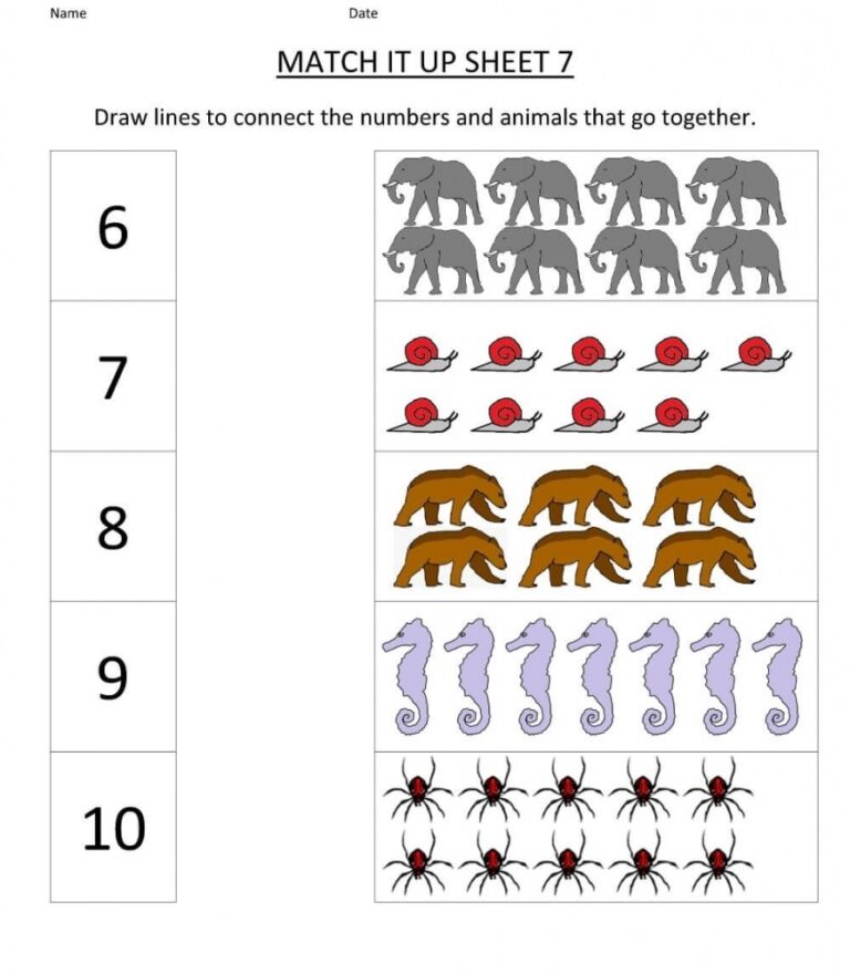 Kindergarten Worksheets Free Printable Math Samuel Carter