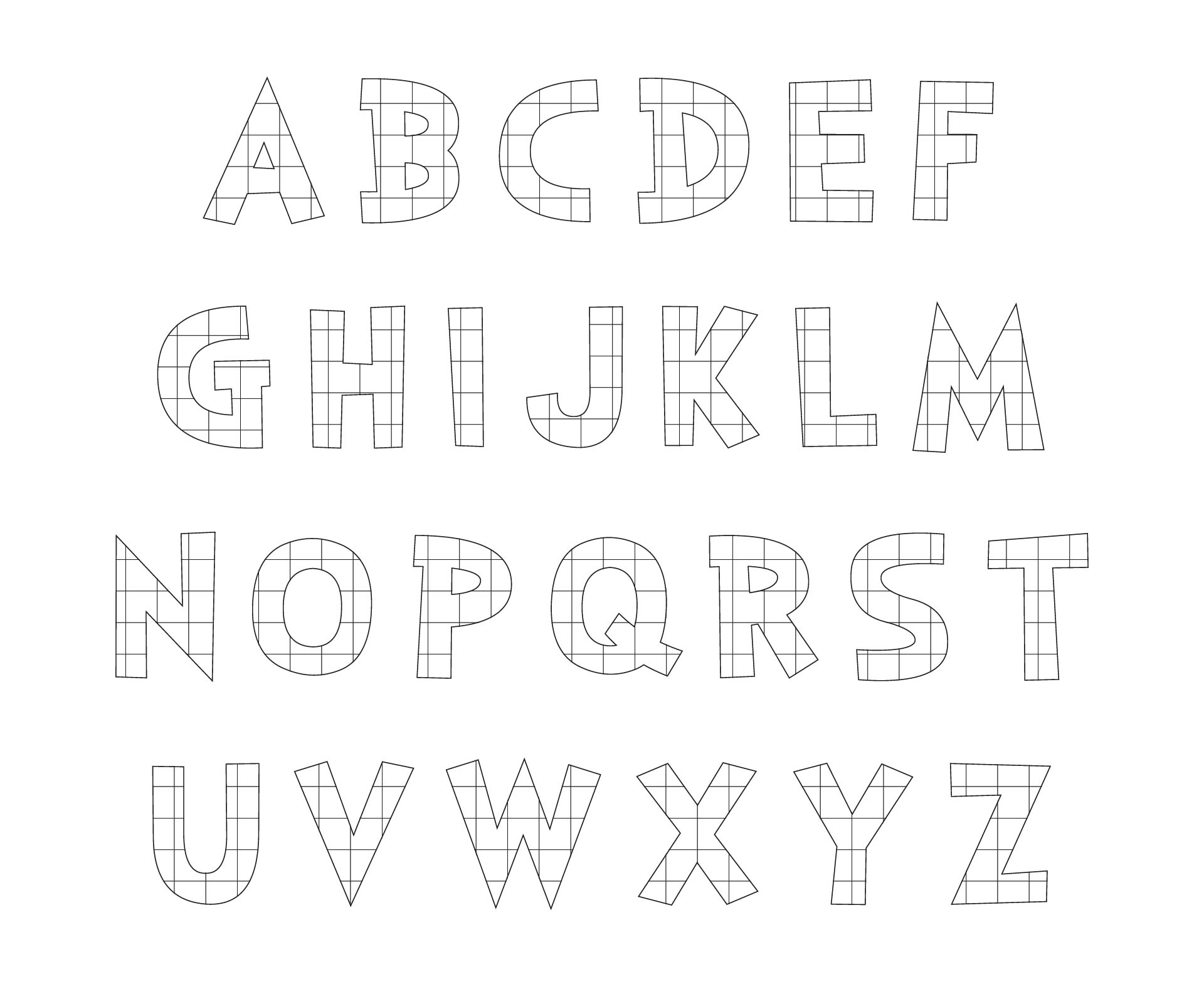 Large Font Templates 10 Free PDF Printables Printablee