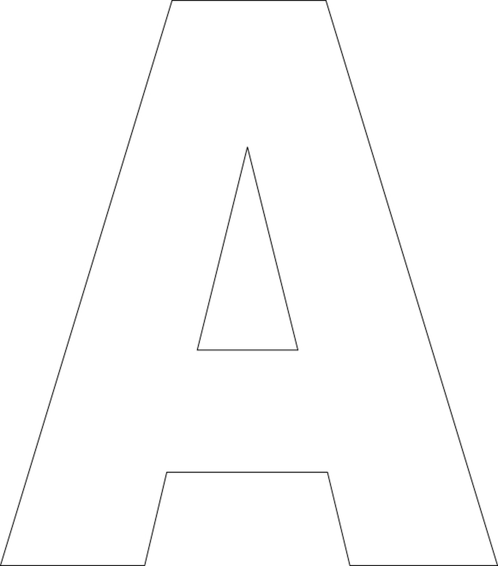 Large Printable Letters Of The Alphabet